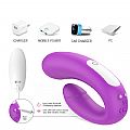 Massageador de Casal com Controle Recarregável - Heart Sweety-Rct -... Massageador de Casal com Controle Recarregável - Heart Sweety-Rct -...