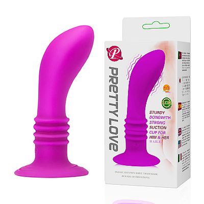 Plug Anal Silicone com Vibro - Pretty Love