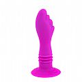 Plug Anal Silicone com Vibro - Pretty Love