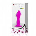 Plug Anal Silicone com Vibro - Pretty Love