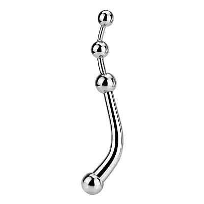 Plug Anal de Aço com 3 Bolas - Sexy Import Plug Anal de Aço com 3 Bolas - Sexy Import
