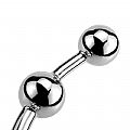 Plug Anal de Aço com 3 Bolas - Sexy Import Plug Anal de Aço com 3 Bolas - Sexy Import