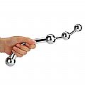 Plug Anal de Aço com 3 Bolas - Sexy Import Plug Anal de Aço com 3 Bolas - Sexy Import