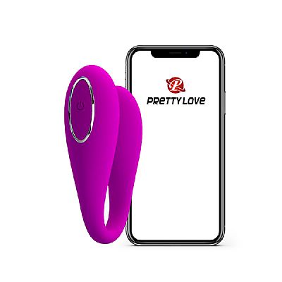 Vibrador de casal August - Conexão via bluetooth - Pretty Love