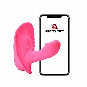 Vibrador Fancy Clamshell - Pretty Love - Conexão via bluetooth