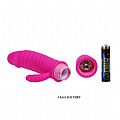 Vibrador Pênis em Puro Silicone 11,0 cm  - ARND - 10 Vibrações -...