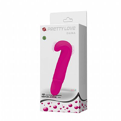 Vibrador Puro Silicone Ponto G. 10 níveis de vibração - Pretty Love