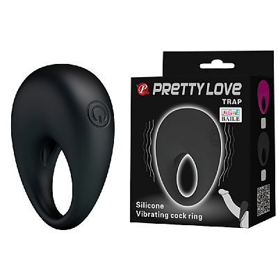 Anel Peniano Trap com Vibrador - Pretty Love