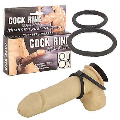 Anel Duplo para Pênis e Escroto - Cock Ring - BAILE