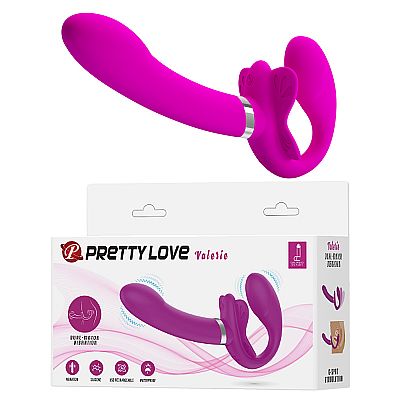 Vibrador de casal com Ponto G Strapless - Valerie - Pretty Love