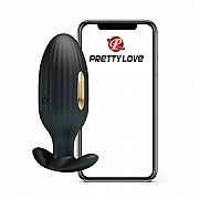 Plug Anal com vibro - Jefferson com Aplicativo - Pretty Love - APP