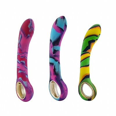 Vibrador de Ponto G - Colorido - Lealso