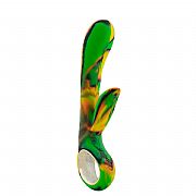 Vibrador de Ponto G e Cliróris - Colorido - Lealso