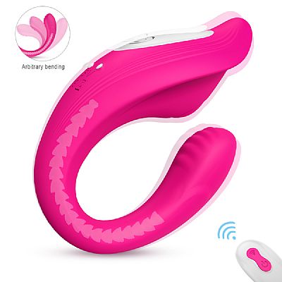 Vibrador de Casal Recarregável - Ribbon Pro com Controle - S-Hande