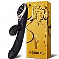 Vibrador de Ponto G e Clitóris com Pulsação - A-KING PRO - Kistoy