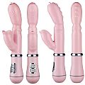 Vibrador de Ponto G e Clitóris com Língua na Ponta - Jelly - Á Pilhas...