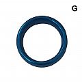 Anel em aço 5,0 cm Diâmetro - Tamanho G - AZUL Anel em aço 5,0 cm Diâmetro - Tamanho G - AZUL
