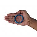 Anel em aço 5,0 cm Diâmetro - Tamanho G - AZUL Anel em aço 5,0 cm Diâmetro - Tamanho G - AZUL