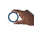 Anel em aço 5,0 cm Diâmetro - Tamanho G - AZUL Anel em aço 5,0 cm Diâmetro - Tamanho G - AZUL