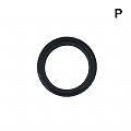 Anel em aço 4,0 cm Diâmetro - Tamanho P - Preto Anel em aço 4,0 cm Diâmetro - Tamanho P - Preto