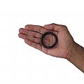 Anel em aço 4,0 cm Diâmetro - Tamanho P - Preto Anel em aço 4,0 cm Diâmetro - Tamanho P - Preto