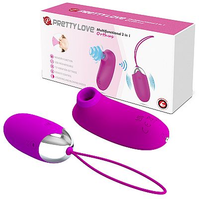 Vibrador de Clitóris 2 em 1 - orthus - Pretty Love