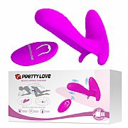 Vibrador de Ponto G e Clitóris com controle - Pretty Love