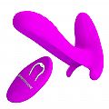 Vibrador de Ponto G e Clitóris com controle - Pretty Love