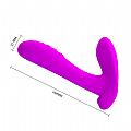 Vibrador de Ponto G e Clitóris com controle - Pretty Love