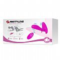 Vibrador de Ponto G e Clitóris com controle - Pretty Love