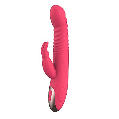 Vibrador de Ponto G e clitóris - vai e vem Coelho - Libo