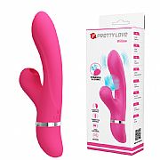 Vibrador de Ponto G e clitóris com Pulsação - Á pilha - Willow -...