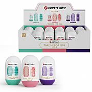 Egg Masturbador - 1 Kit com 18 - Pretty Love