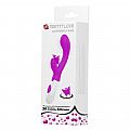 Vibrador de Ponto G e clitóris - Á Pilha - Butterfly kiss - Pretty...