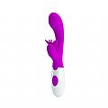 Vibrador de Ponto G e clitóris - Á Pilha - Butterfly kiss - Pretty...