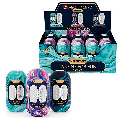 Egg Masturbador em Silicone - 1 Kit com 15 - Pretty Love