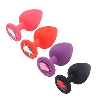 Plug Anal de Silicone - Tamanho P - SI