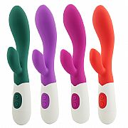 Vibrador de Ponto G e Clitóris 2 - Á Pilhas - SI