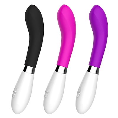 Vibrador Ponto-G - Silicone Cirúrgico - 10 Vibrações - 16 cm - SI