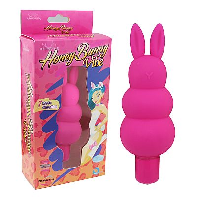 Vibrador Bunny em Puro Silicone com 7 Vibrações - Toque Aveludado -...