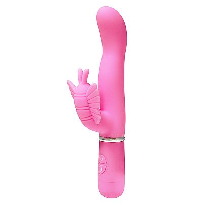 Vibrador Puro Silicone Borboleta-30V - Aphrodisia