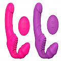 Vibrador de Ponto G Duplo Strapless - Recarregável - Nana - S-hande