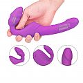 Vibrador de Ponto G Duplo Strapless - Recarregável - Nana - S-hande
