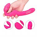 Vibrador de Ponto G Duplo Strapless - Recarregável - Nana - S-hande