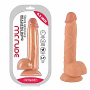 Pênis Realístico Mr. Rude 5 com ventosa - 20,0X 4,0 cm - SI