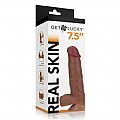 P�nis Super Real�stico com Dupla Camada - Lucky - 20,3 x 4,0cm - SI