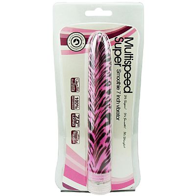 Vibrador Personal Slim Leopardo Rosa 18 cm