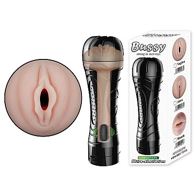 Masturbador Vagina em Cyberskin com Vibrador - Formato de Lanterna -...