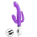 Vibrador de Ponto G e Clitóris - Jelly - Recarregável - 3 em 1 - SI