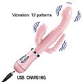 Vibrador de Ponto G e Clitóris - Jelly - Recarregável - 3 em 1 - SI